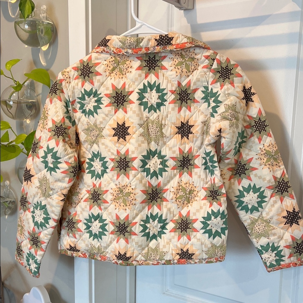 Cat & Jack Multicolor Star Pattern Puffer Jacket - Picture 6 of 6